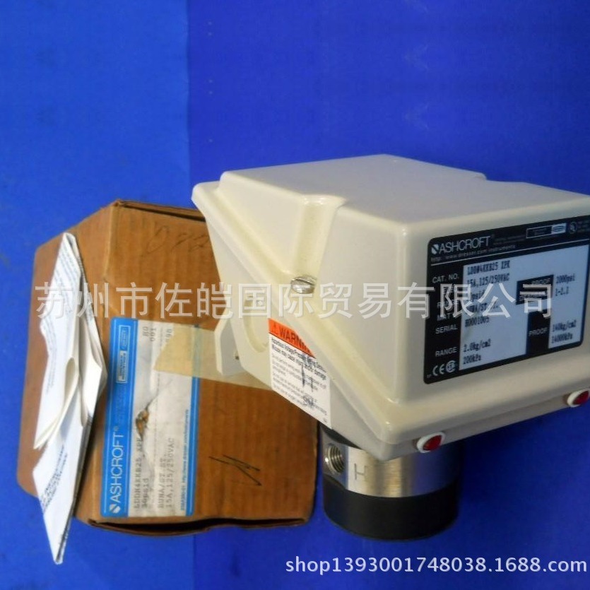 供应ASHCROFT雅斯科品牌LD系列差压开关NEMA 4通过认证压力开关