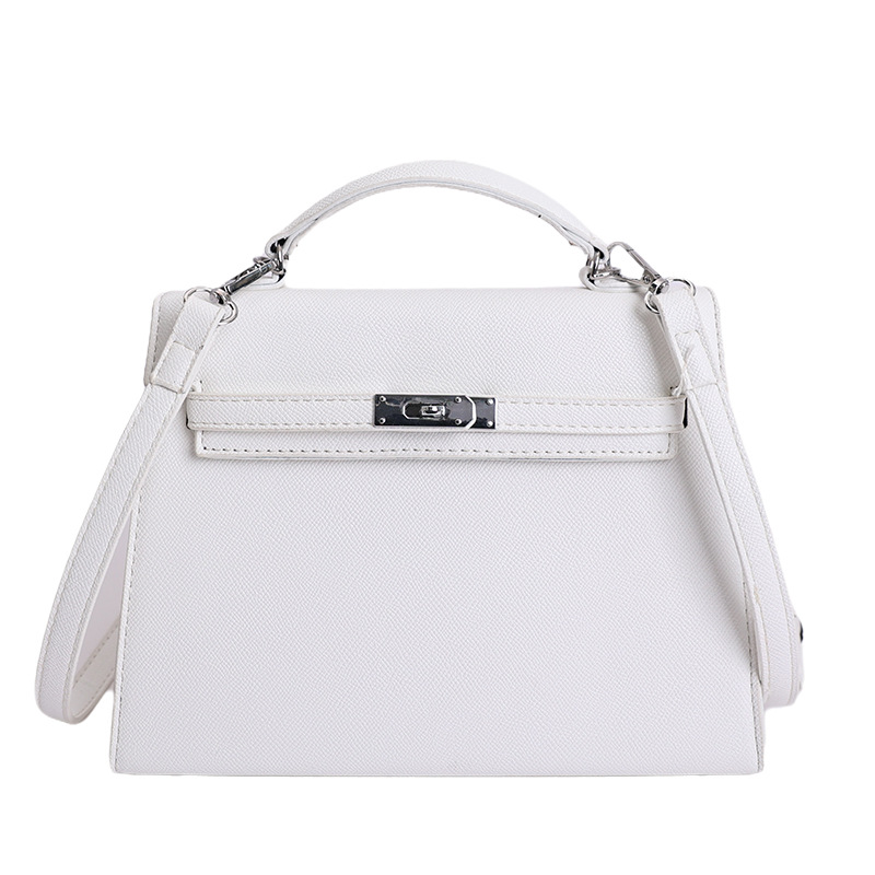 Botón de plata estampado de palma portátil Kelly bolso pequeño para mujeres 2026 ventas transfronterizas calientes nuevo lujo ligero de alta sensación mochila