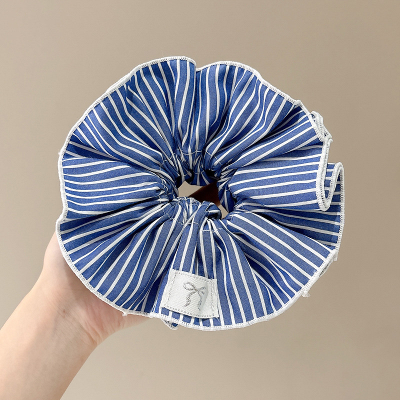 Primavera nueva corbata de pelo de intestino grueso para niños accesorios para el cabello de encaje dulce niña cabeza de bebé flor cuerda para la cabeza tocado de cuerda para el cabello japonés