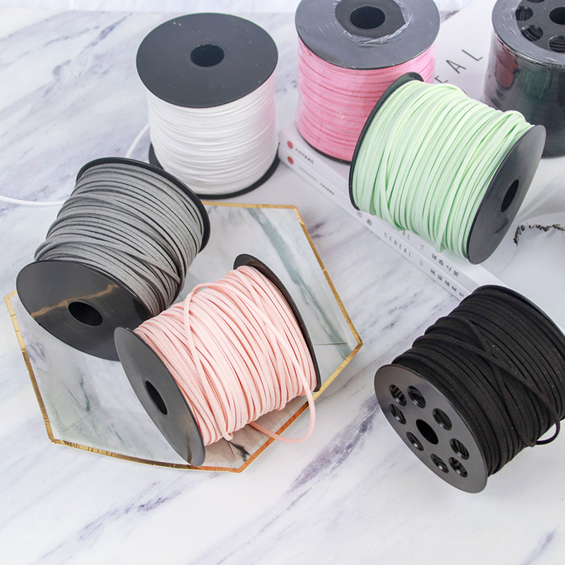 Meimu’er Creative Korean Faux Leather Cord Lanyard Ribbon DIY Aromatherapy Gypsum Wax Slice Hanging Decorative Imitation Leather Cord
