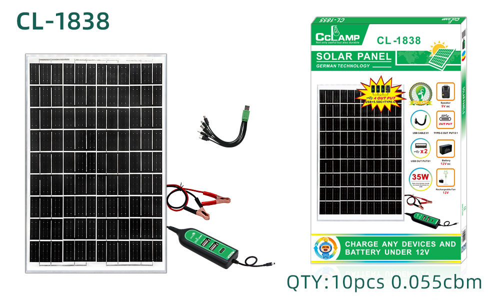 Nuevo panel solar fotovoltaico sistema fotovoltaico de silicio monocristalino módulo de generación de energía recargable panel fotovoltaico al aire libre
