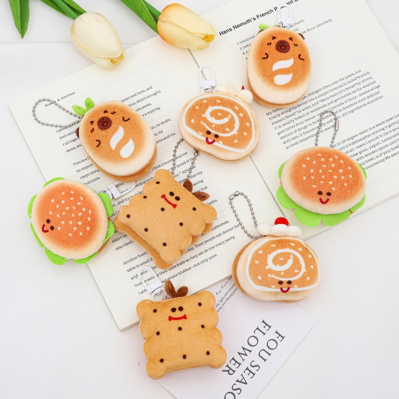 新品上市创意可爱毛绒玩具小挂件包包钥匙扣仿真公仔挂件厂家直销