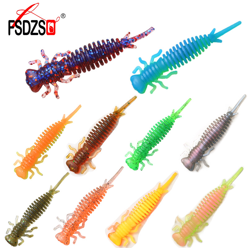Suspending Worms Lures Soft Baits Carp Striped Bass Pesca Fishing Tackle SwimBait