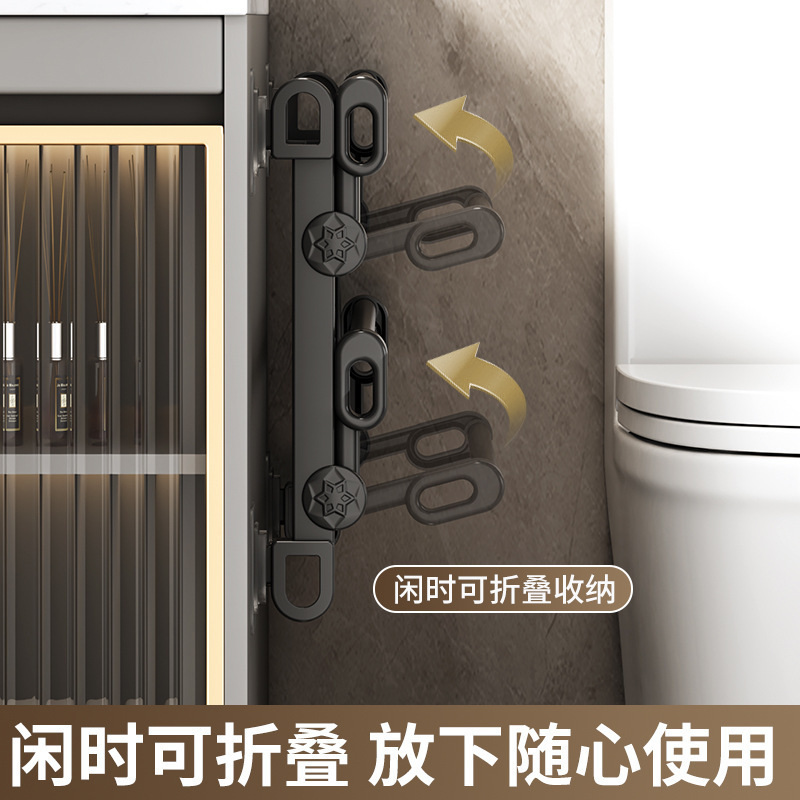 クロスボーダー 2025 新しいプラスチック折りたたみ靴ラック靴収納アーティファクト無料インストールスリッパ収納壁二層ラック|undefined