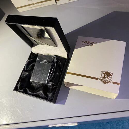 Zorro Z552-206 gold brushed bicolor brass men's lighter for wholesale from manufacturer