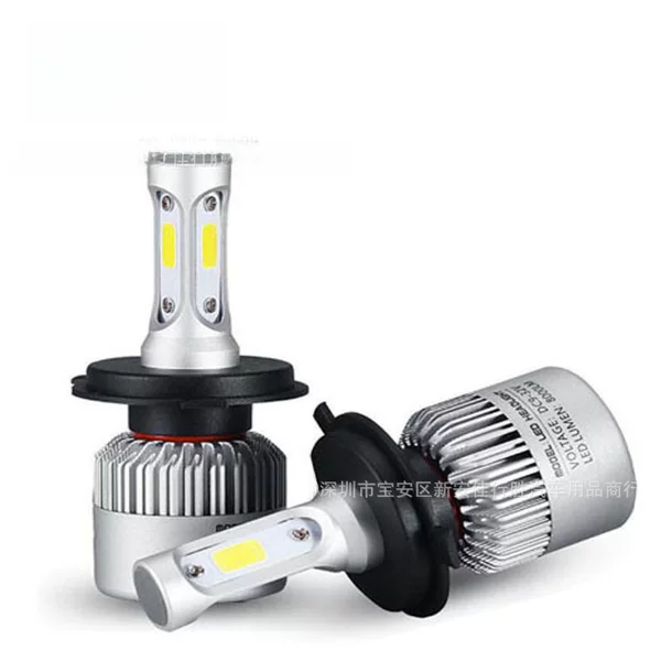 Source Factory S2 Car Headlights H4 High and Low Beam Integrated Three-Sided Spotlight Car Light Modification H11 Car Led Headlights