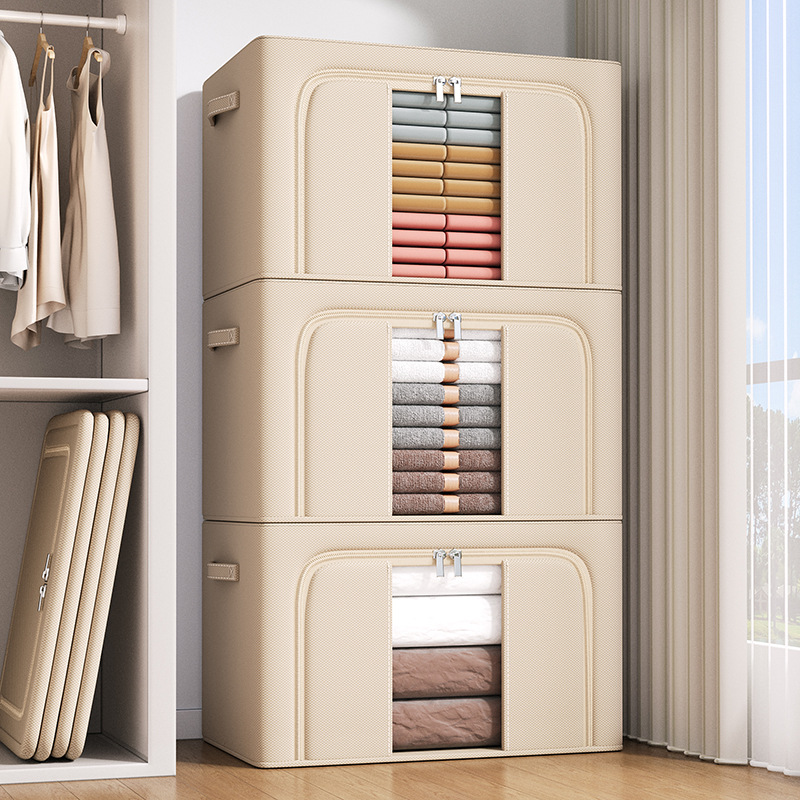 clothes storage box storage box household thick clothing storage cabinet for teachers folding storage box wardrobe