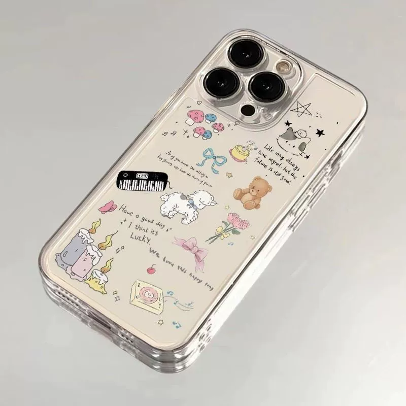 Apple, iPhone16, свежий совместимый iPhone16 Pro, милый чехол для телефона, стиль, 13