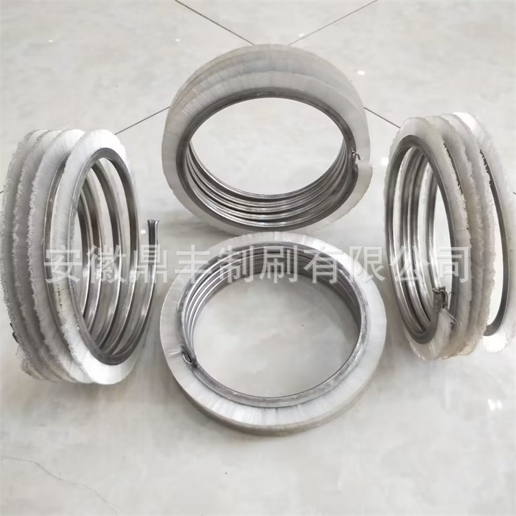 各种清洗弹簧毛刷 尼龙丝内绕外绕缠绕弹簧刷 含轴尼龙弹簧刷