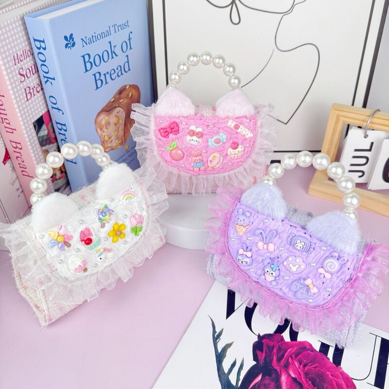 儿童包包可爱女童斜挎包卡通DIY材料手工手提包|undefined