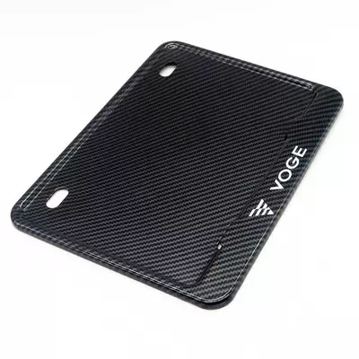 Applicable to Voge Motorcycle Rear License Plate Frame Sr250Gt License Plate Protection Frame 250Rr 300Rr C (Nömrə qabı) - wuji-aluminum-alloy-solid-imitation-carbon-model