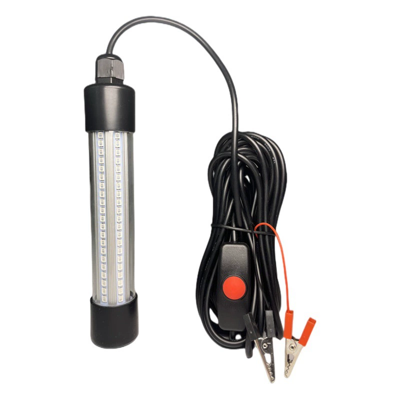 Светодиодная лампа для рыбы подводная лампа ловушка для насекомых микробная лампа 12V24V широкая подсветка напряжения Водонепроницаемая линия 5 м