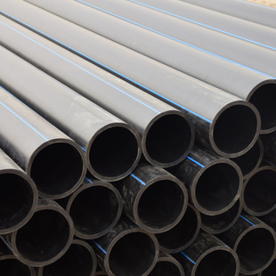 High-Density Polyethylene Pe Water Supply Pipe for Agricultural Greenhouses, Large-Diameter Solid-Wall Water Supply Plastic Black Hdpe Drainage Pipe