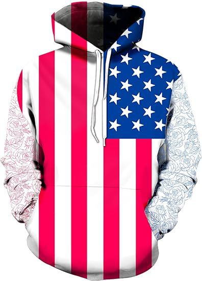 Primavera y otoño de los hombres, hombros anchos, mangas largas, cordón, bolsillo, suéter con capucha, 2024, venta caliente, color de contraste, impresión digital 3D