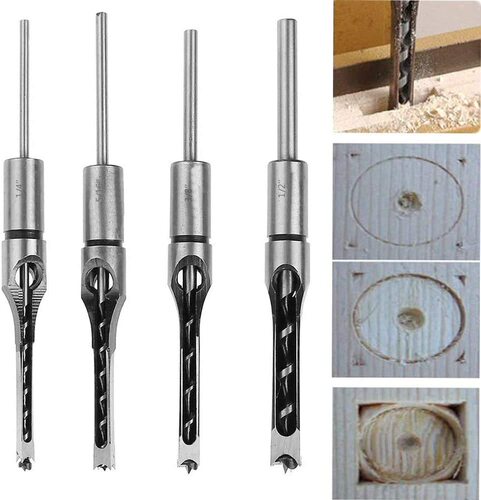 Woodworking square hole drill square tenon drill angle chisel wood tenon knife square hole opener woodworking tenon chisel square hole drill