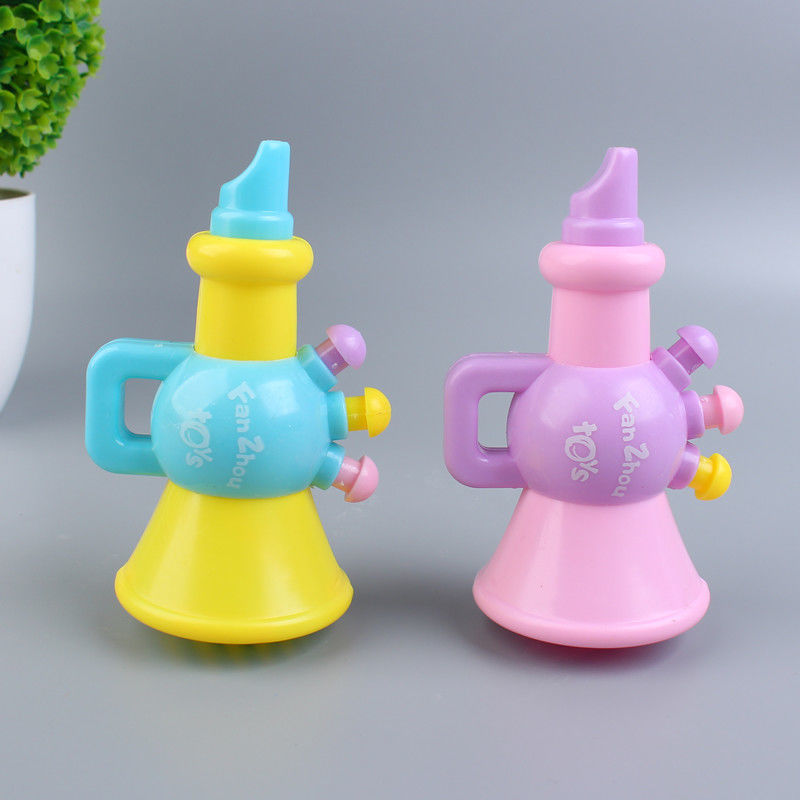 horn Toys children Trumpet wholesale Cartoon Plastic Play medium , please Musical Instruments baby music 3-6 Year-old gift