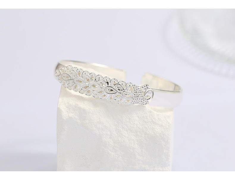 Original Design Geometric Copper Gold Plated Bangle 1 Piece