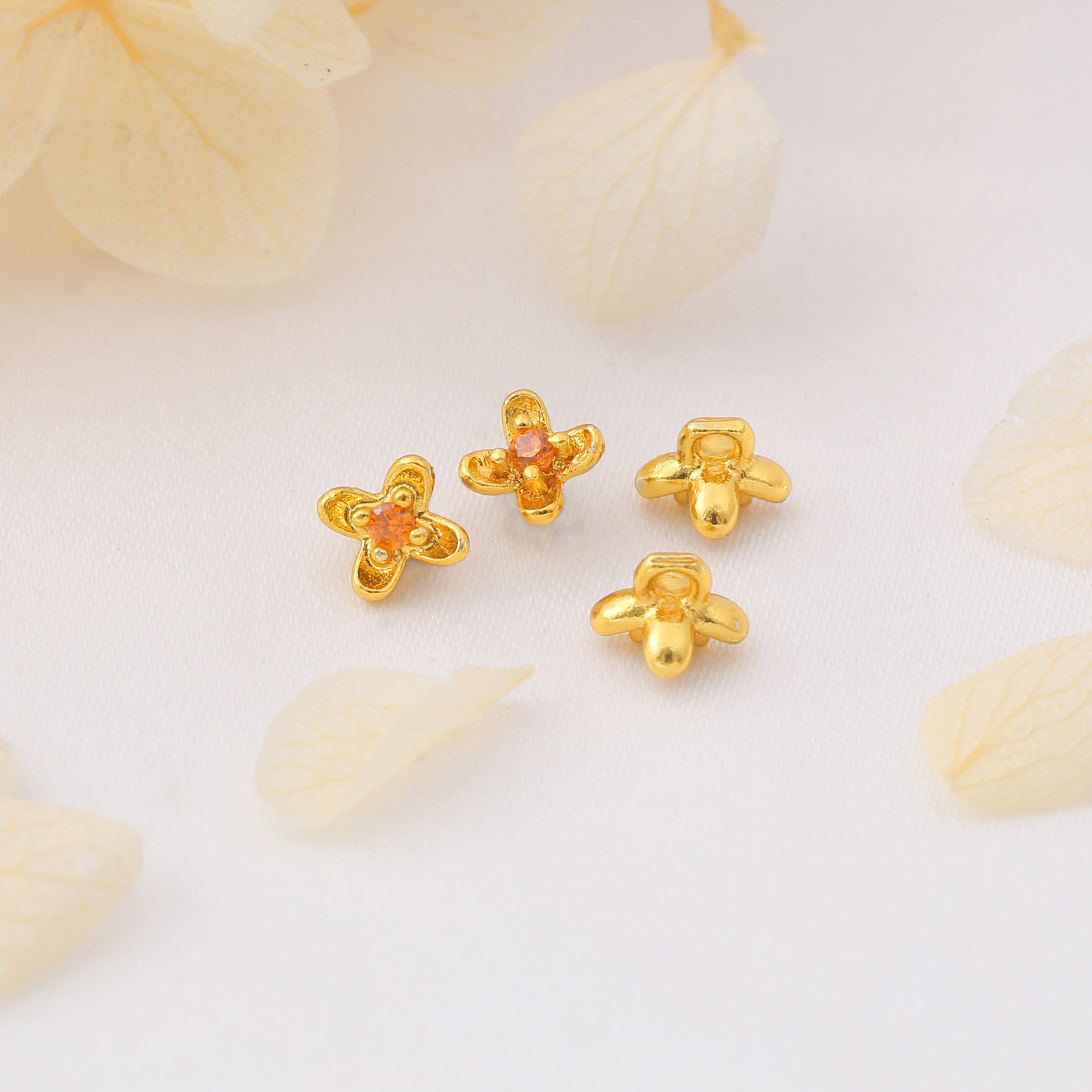 4mm, champagne color