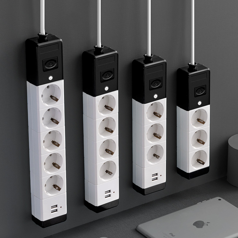 只供外贸出口使用 生产厂家供应跨境USB充电智能欧规孔ce插座