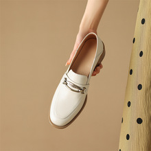 �^��ţƤ 3.5cm�����b���ЬŮ2024���﷽�^��Ƥ��Ь�и���a40