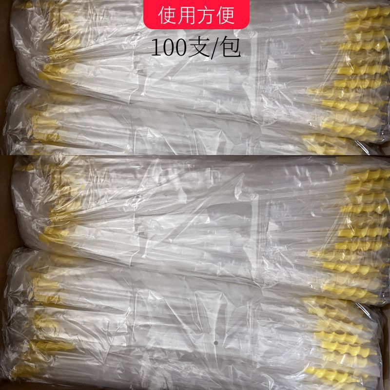 Cerdo cabeza espiral vas deferens cerdo biónico tubo espiral tipo de exportación opcional con tapón de cola