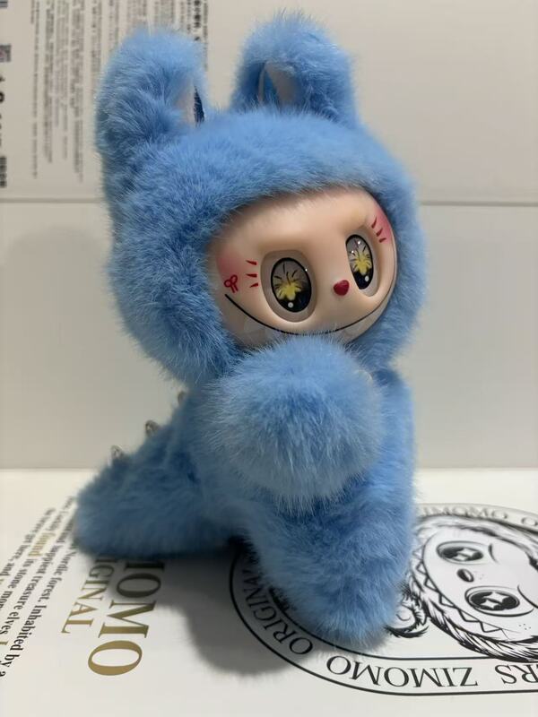 跨境labubu星星眼爱心眼拉布布小首领高品质改娃搪胶脸挂件玩偶|undefined