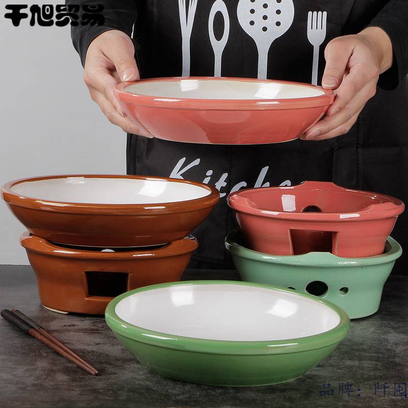 Creative wine fine furnace mud furnace small hot pot ceramic outdoor barbecue stove blast furnace furnace light pot characteristic catering heating plate