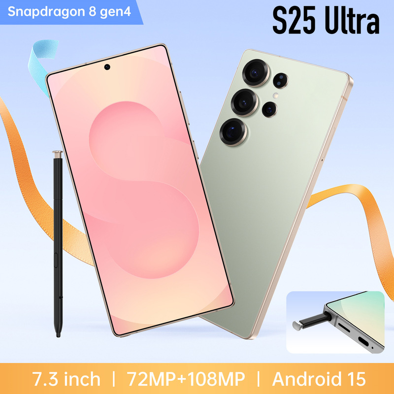 S25 Ultra Cross-border Mobile Phone 6.8 "4 64GB Netcom 4G Built-in Pen 1:1 Android 12 Smartphone S25 Ultra Cross-border Mobile Phone 6.8 "4 64GB Netcom 4G Built-in Pen 1:1 Android 12 Smartphone
