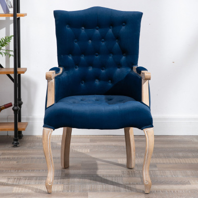 Fábrica directa de tela de madera sólida de estilo rural americano sofá retro hacer viejos balcones de café para el hogar image 11