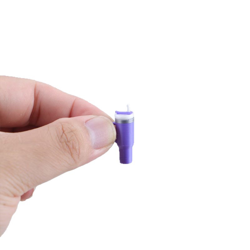 Dollhouse mini modelo de taza de agua simulación de paja diy miniature modelo de decoración de alimentos