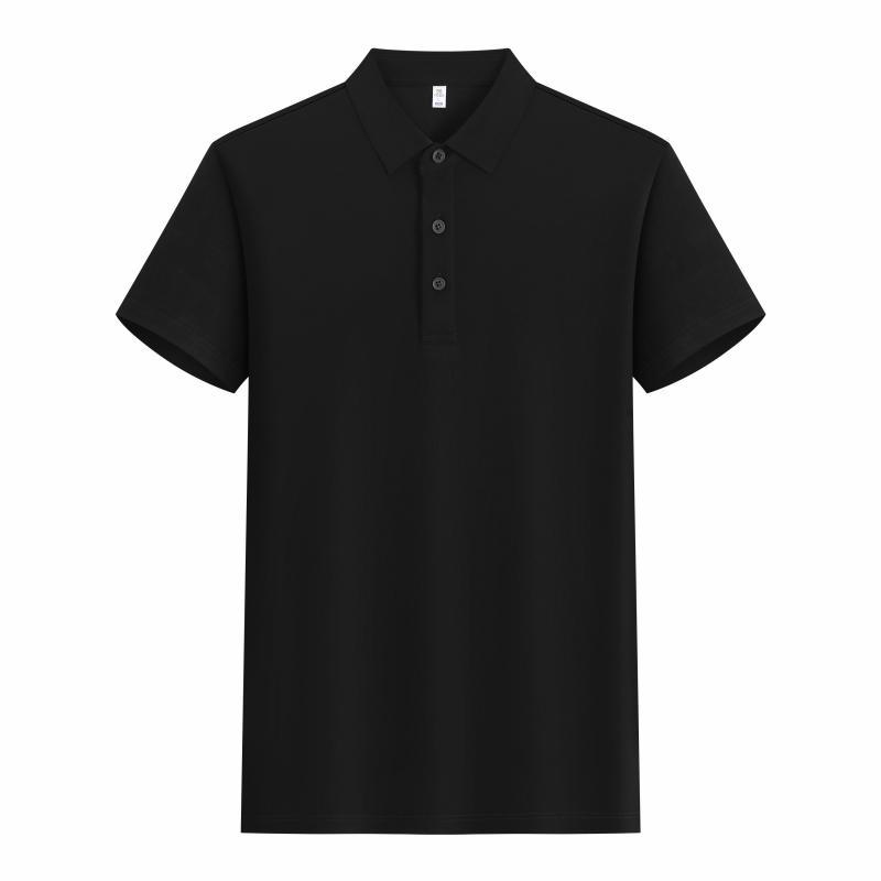 210G Lycello seda solapa polo impresión personalizada ropa de trabajo de hombres y mujeres camisa publicitaria de mangas cortas