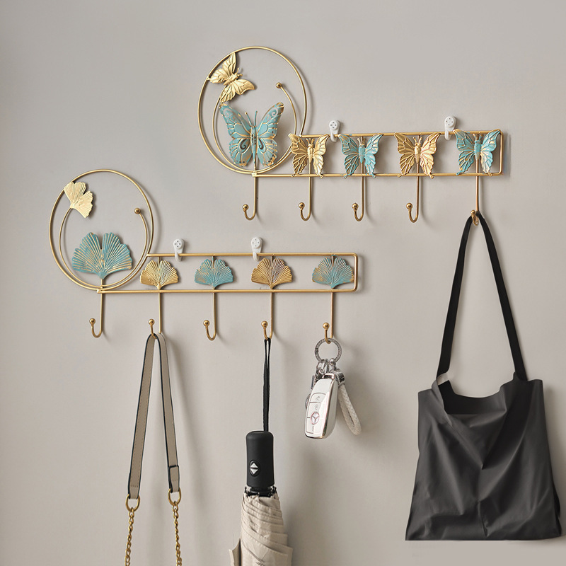 Factory Direct clothes hook Wall iron hook punch-free room bedroom Hook entrance door key Wall Factory Direct clothes hook Wall iron hook punch-free room bedroom Hook entrance door key Wall