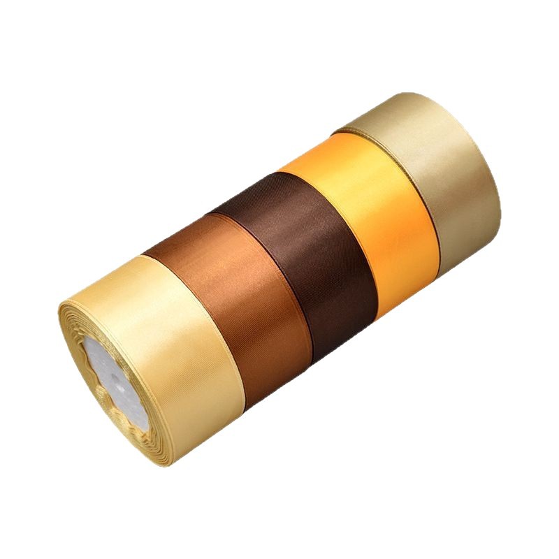 Cinta de satén de color puro de 4 cm en rollo, materiales para hacer flores de rosa hechas a mano, lazos para cajas de regalo, lazos para ropa. image 6