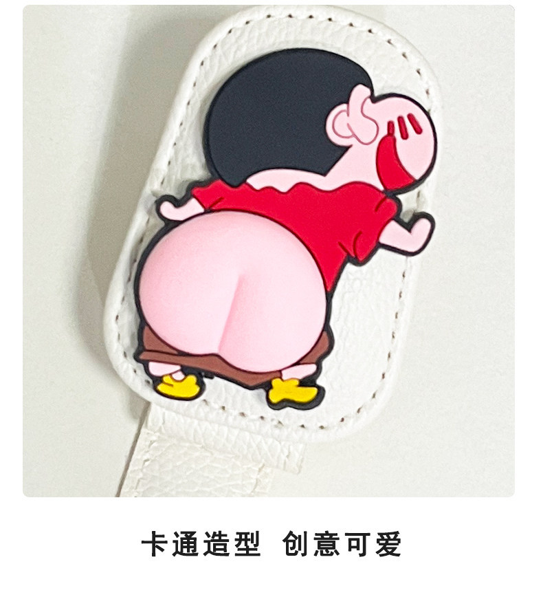 Cartoon Crayon Shin-Chan Car Glasses Holder Card Holder Cute Car Sun Visor Multifunctional Sunglasses Holder