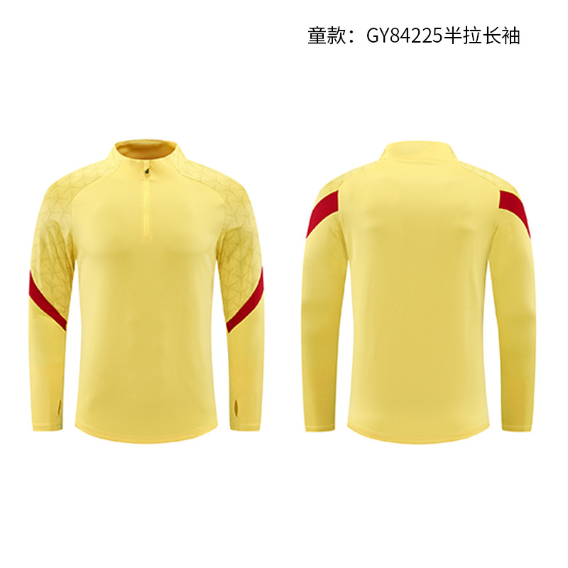 Juegos de otoño y invierno, ropa de equipo, manga de hombro, carrera transfronteriza de dos piezas, traje deportivo de hombre personalizado