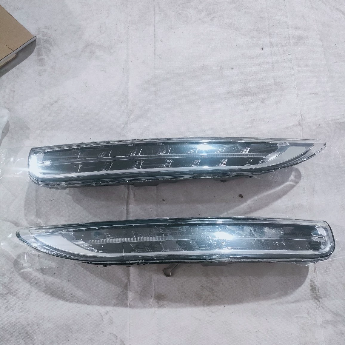 Подходит для 11-14 лет Porsche Cayenne передний бампер дневной свет светодиодный фонарь передней панели 95863118100