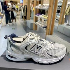 莆田鞋纯原nb530白银色复古情侣百搭跑步鞋N字男女休闲透气运动鞋