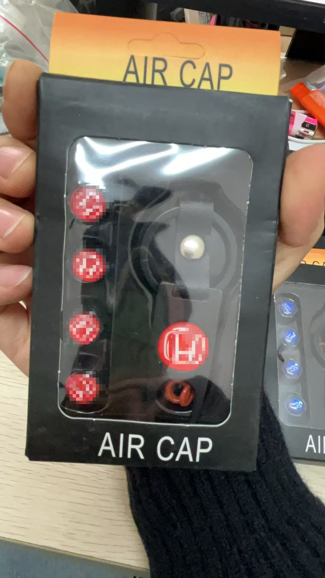 Automobile tire air nozzle cover personalized valve head cap anti-deflation universal alloy valve core air nozzle cap modification