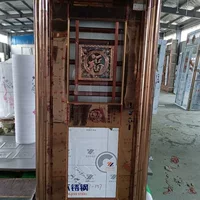 304,201 противовзломная дверь из нержавеющей стали, утолщенная двойная дверь, сельская входная дверь, комплект дверей для дома, мебельная фабрика