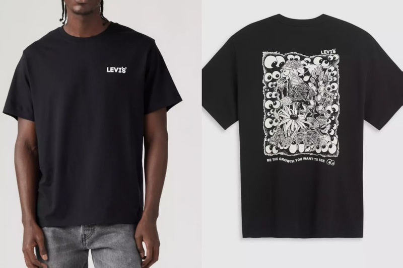 2025欧米ファッションクロスボーダー夏新作トレンドLevi「s高品質男女同モデルtシャツプリント|undefined