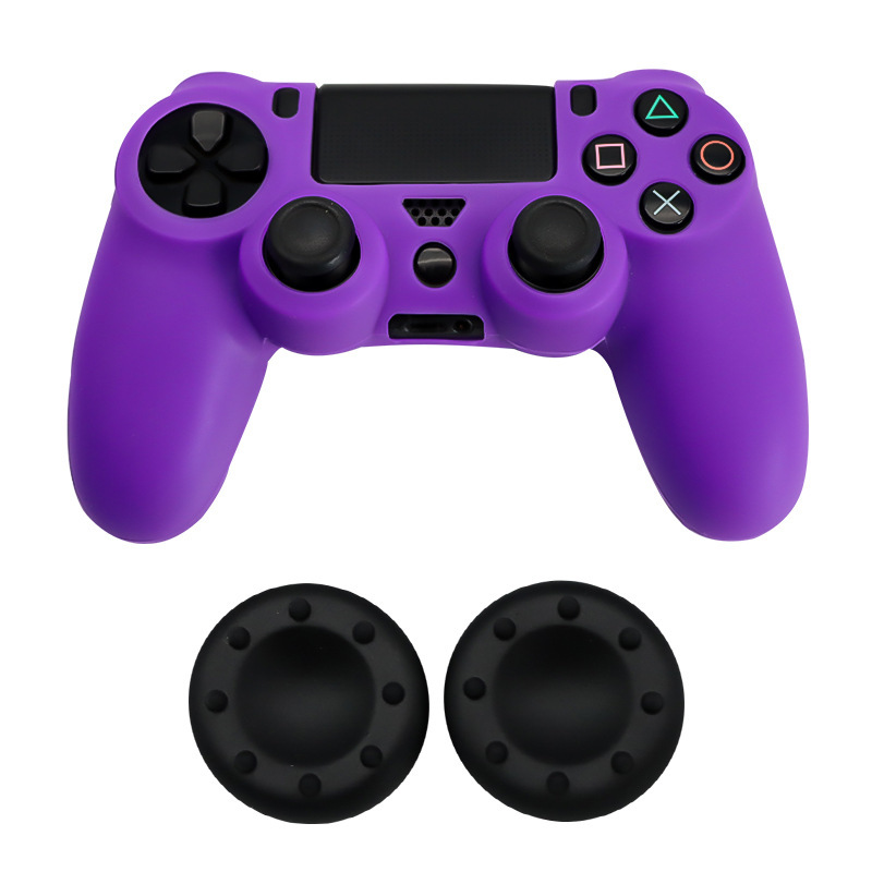 Funda protectora para gamepad PS4 SLIM/PRO para enviar dos teclas de 8 puntos Funda de silicona para gamepad ps4