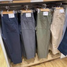 日单2023男士水洗宽松休闲九分裤456930百搭秋冬461116