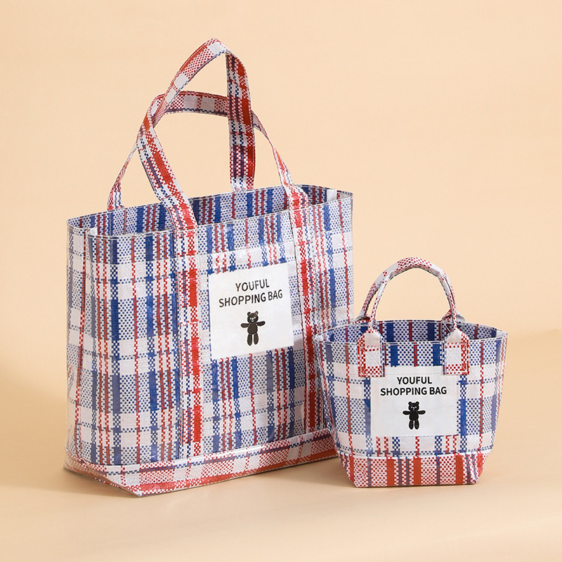 Fashion Hot Selling Large Capacity Striped Snakeskin Bag Tote Bag Outdoor Shopping Bag Factory Direct Sale