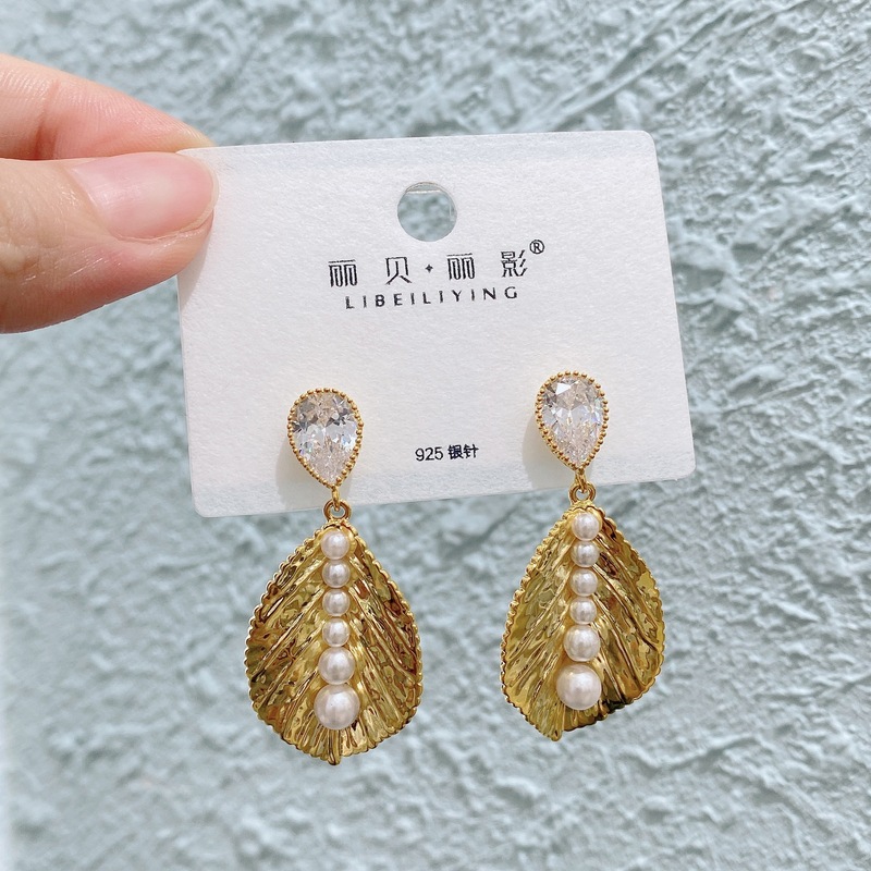 丽银/丽贝丽影复古金属耳环潮流耳饰女简约气质耳坠个性时尚潮款|undefined