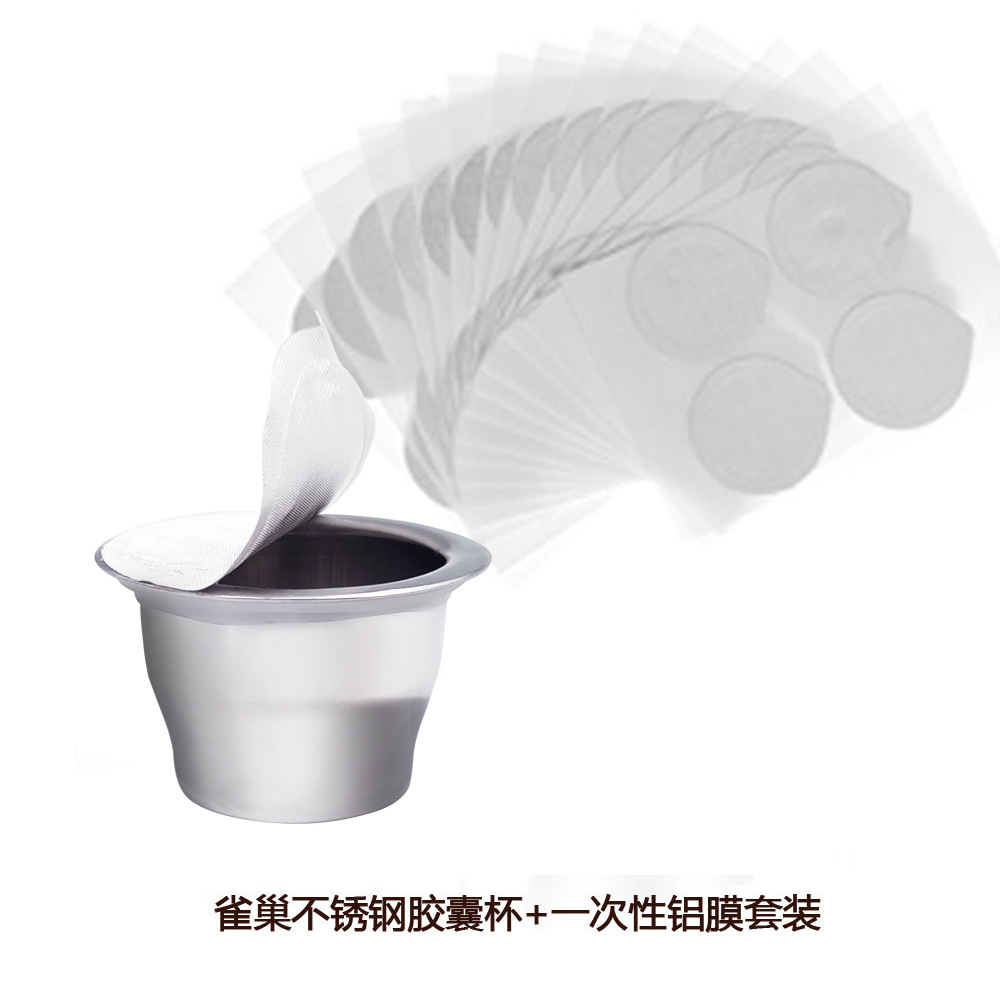 Coffee multi-use capsule stainless steel