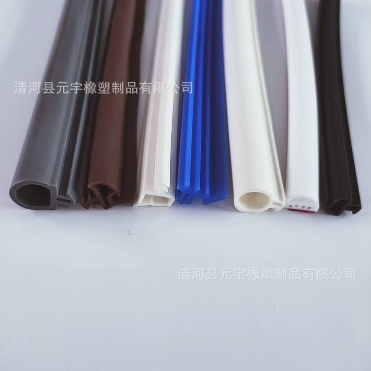 现货供应 实木门卡槽隔音密封条 门缝防撞硅胶密封条 门窗密封条