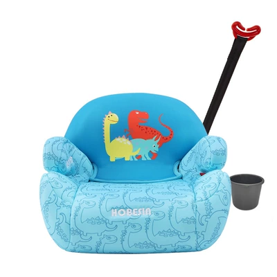 Car child safety seat cushion for 3-12 years old - little-dinosaur-cup-holder-seat-cushion-protector
