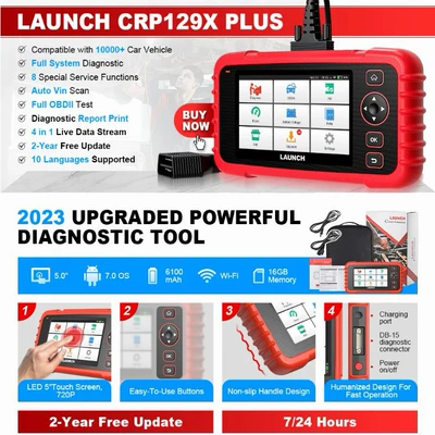 X431 CRP129X PLUS Car Avtomobil diaqnostika alətləri