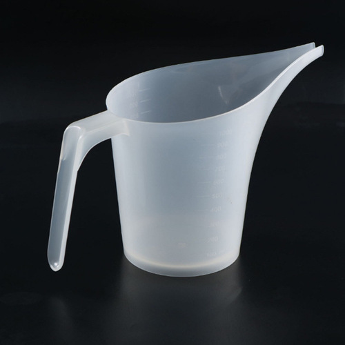 Long mouth measuring cup batter dispenser baking injection pot pouring container with graduated tip diversion large cup funnel