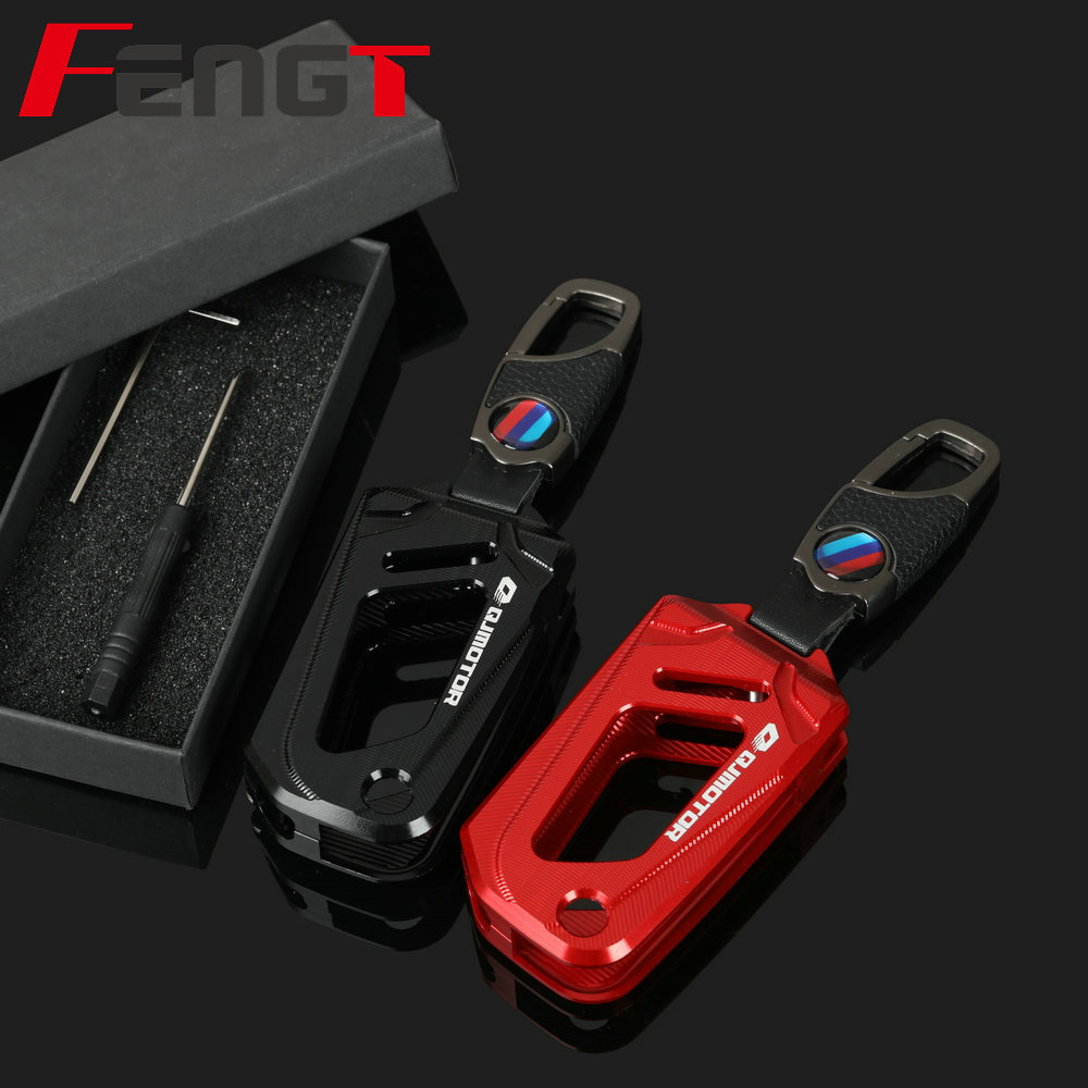Suitable for Qianjiang Sai 600 Key Shell, New Sai 600 Key Cover, Zhui 600 Aluminum Alloy Keychain, Sai 600 Modification